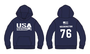 Team USA Paintball Hoodie - 2023 Women Logo Navy