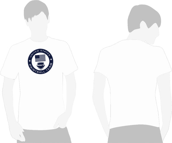 Team USA Paintball T-Shirt - 2022 Insignia White