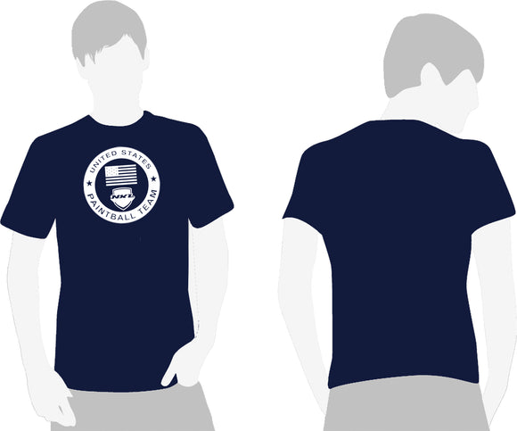 Team USA Paintball T-Shirt - 2022 Insignia Navy