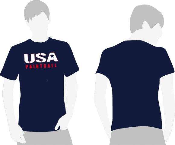 Team USA Paintball T-Shirt - 2022 Glory Navy
